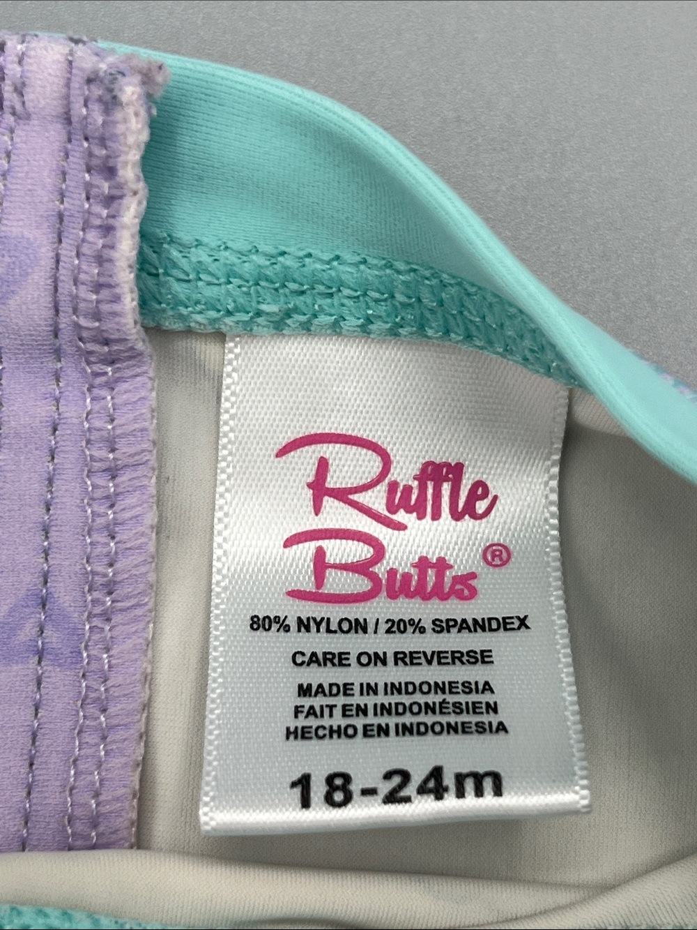 Ruffle Butts Snow cone Swimsuit size 18/24 months - Picture 2 of 3